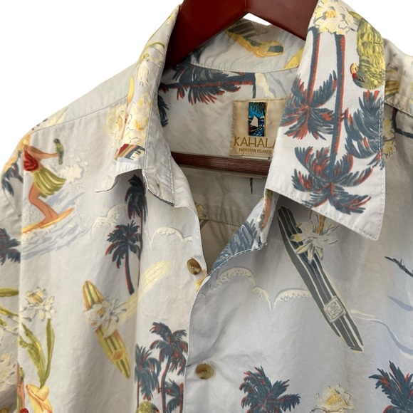 Kahala Men’s Vintage Hawaiian Aloha Shirt XL - Picture 2 of 7